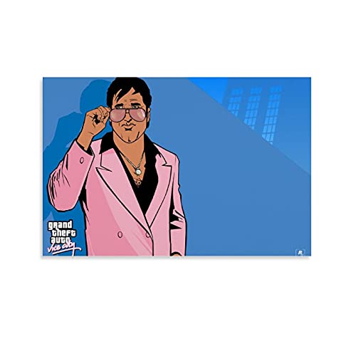 YUIKAI Póster oficial de Grand Theft Auto Vice City de 40 x 60 cm