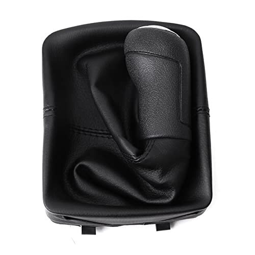 YUMONG Boutique Aizhen Apto for Polo 9N 9N2 GTI 2002 2003 2004 2005 2006 2007 2009 2009 2010 Ajuste for el Estilo de Coche 5 6 velocidades Engranajes Mando de Mando de Mando Gaitor de Bota de Cuero