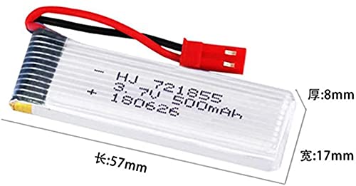 YUNIQUE ESPANA 3 Piecas Batería de 3,7 V, u 500mah para UDI U817 U817A U818A U817C