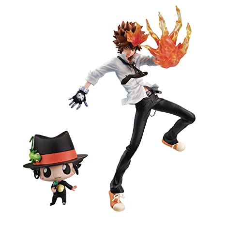 YUPADM Katekyo Hitman Reborn! Tsunayoshi Sawada Figura Juego Personajes Estatua Modelo de Dibujos Animados Figuras de acción Juguetes de Anime Colección de Regalos creativos Decoraciones Recuerdos