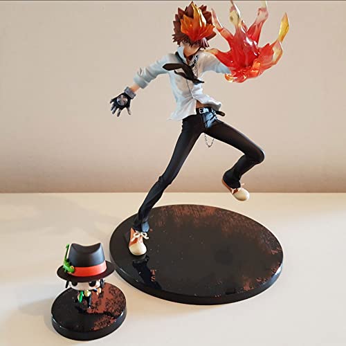 YUPADM Katekyo Hitman Reborn! Tsunayoshi Sawada Figura Juego Personajes Estatua Modelo de Dibujos Animados Figuras de acción Juguetes de Anime Colección de Regalos creativos Decoraciones Recuerdos