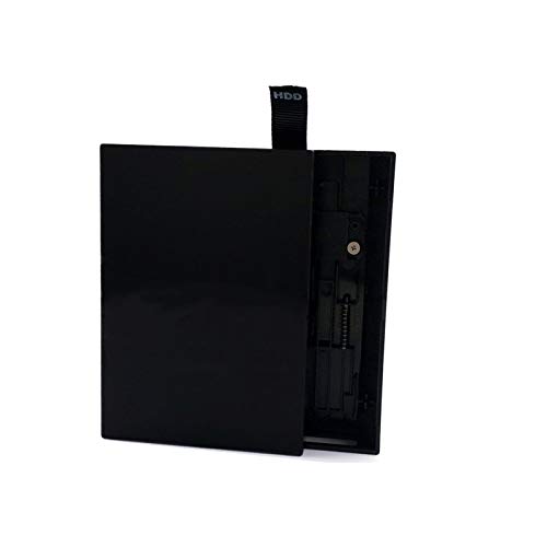 Yushu 1 Unids Para Xbox-360 Para Delgado Interno HDD Disco Duro Caso HDD Carcasa Negro (Tamaño: 109 X 79 X 12mm)