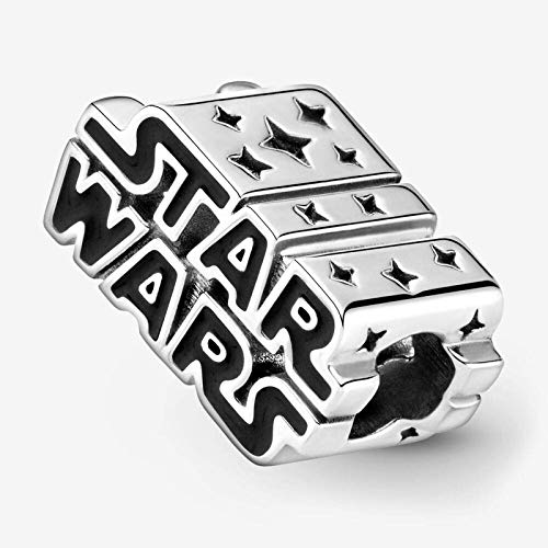 YuuHeeER Star Wars Charms para pulseras de plata de ley 925 con cuentas caladas, kit de fabricación de joyas