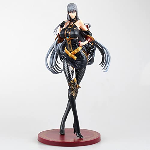 Yuxunqin Valkyria Chronicles: Selvaria Bles 1: 6 Escala CLORURO DE POLIVINILO Figuras Regalo de la Estatua (Uniforme Militar)