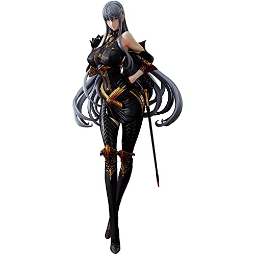 Yuxunqin Valkyria Chronicles: Selvaria Bles 1: 6 Escala CLORURO DE POLIVINILO Figuras Regalo de la Estatua (Uniforme Militar)