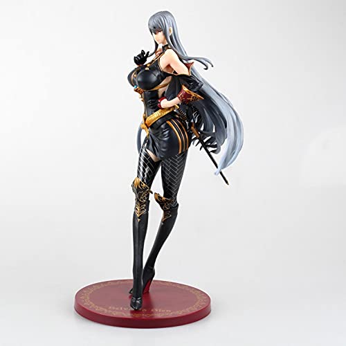 Yuxunqin Valkyria Chronicles: Selvaria Bles 1: 6 Escala CLORURO DE POLIVINILO Figuras Regalo de la Estatua (Uniforme Militar)