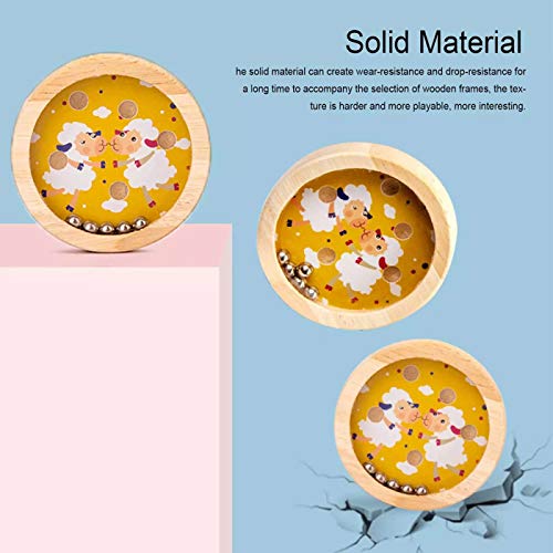 YUY Puzzle Maze Ball Laberinto de Madera Juego de Pelota Flat Magic Brain Training y Coordinación de Dedos Duro Desafiante Laberinto Regalos para Niños y Adultos,A