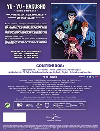 Yuyu Hakusho - Serie Completa Episodios 1 a 114 [DVD]