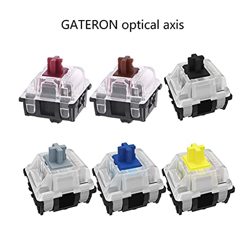 YUZI Gateron Optical Switches Interchange DIY Replaceable Axis Switches for Gateron Optical Switches Keyboard SK61 SK64