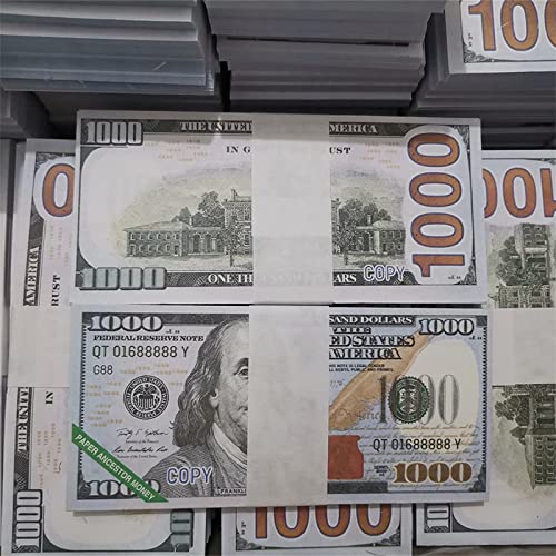 YYCP Ancestor Money, 320 Piezas de Papel Joss Dólar Estadounidense, Papel Moneda Ardiente Hell Heaven Bank para Funerales, Día de Barrido de Tumbas y Festivales de Todas Las Almas