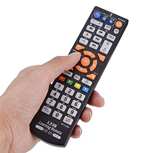 Yyqtgg mando universal tv all-in-one , Mando a Distancia, 18,4 x 4,7 x 2,2 cm, para TV, CBL, DVD SAT, color negro