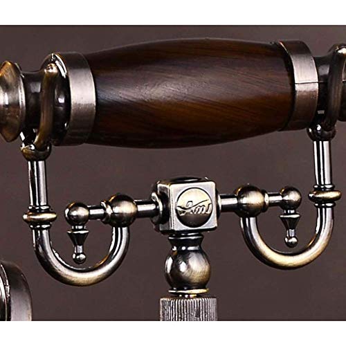 YYSS Teléfono antiguo Teléfono con cable Moda de gama alta Europea Hogar Retro Teléfono fijo americano Clásico L26cmxW19.5cmxH21cm