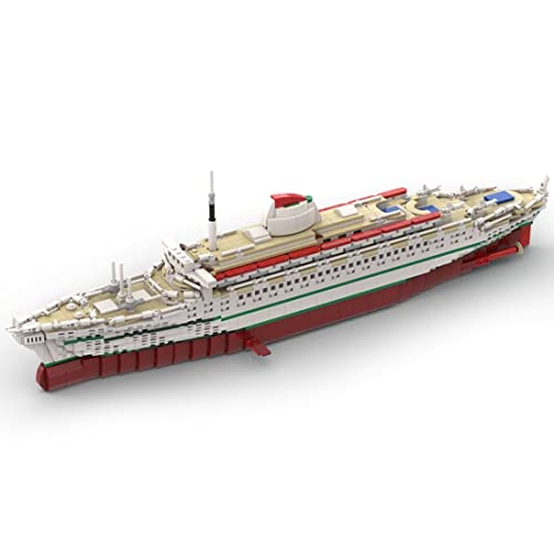 YYXX Technik Cristoforo Colombo - Juego de construcción, 1823 + piezas escala 1/400, piezas grandes y pequeñas, compatible con Lego 10294