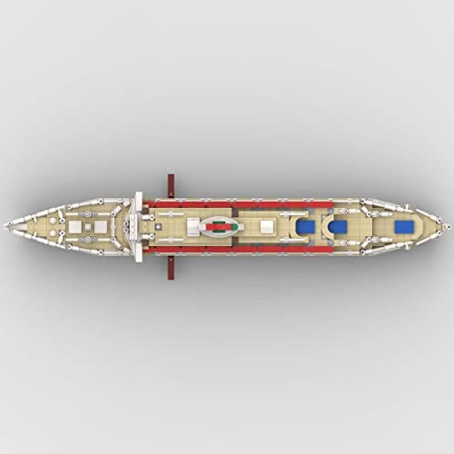 YYXX Technik Cristoforo Colombo - Juego de construcción, 1823 + piezas escala 1/400, piezas grandes y pequeñas, compatible con Lego 10294