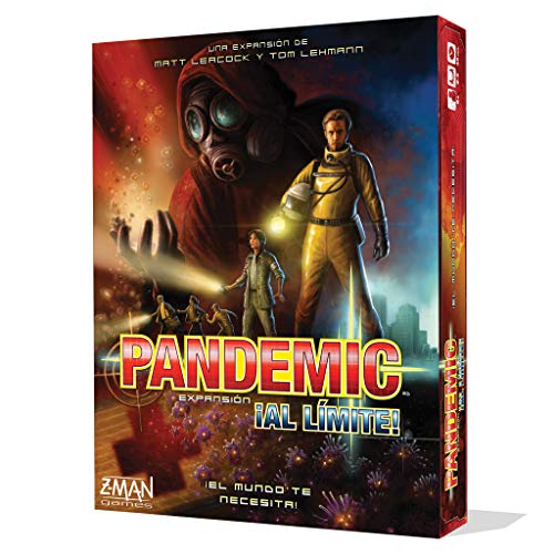 Z-man Games España Pandemic-¡El Destino de la Humanidad está en vuestras Manos, Multicolor (ZM7101ES) + Z-man Games España - Juego de Tablero Pandemic ¡al límite!, Español, Multicolor
