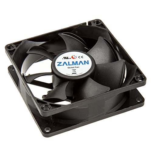 Zalman ZM-F1 Plus(SF) - Ventilador de PC (Ventilador, Carcasa del Ordenador, 8 cm, Negro, De plástico, 12V)