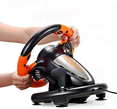 ZBBN Juego de Volante para PC, Volante de Carreras, Juego de computadora, simulación de Volante, simulación de Carreras, Escuela, Soporte de conducción para PC de coche/PS3/PS4/X-ONE