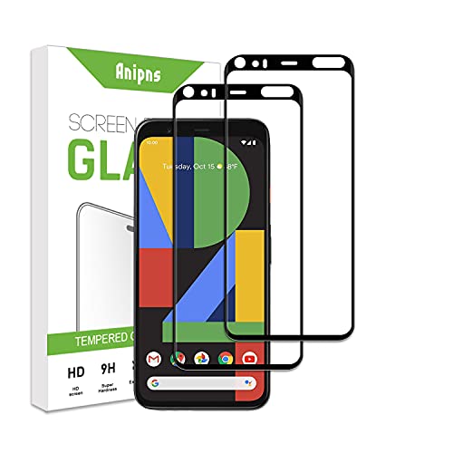 ZCIBN Paquete de 2,vidrio templado compatible con Google Pixel 4,protector de pantalla súper resistente al desgaste sin burbujas (0.33 mm HD) vidrio de dureza 9H,Pixel 4