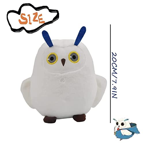 ZDDO Tales of Arise Hootle Peluche De Juguete,Animal Plush Toys,búho De Peluche,Lindo Dibujo Animado Desmontable Anime Hootle Peluche De Peluche Suave Regalo para Niños Y Colección 20 Cm