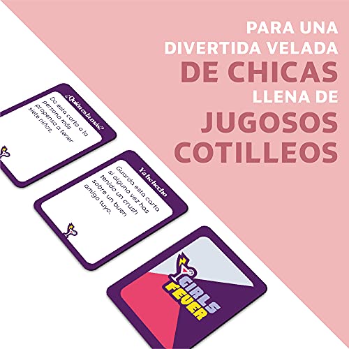 ZENAGAME Girls Fever - Juego para Despedida de Soltera y Fiestas Entre Chicas, Juego de Cartas
