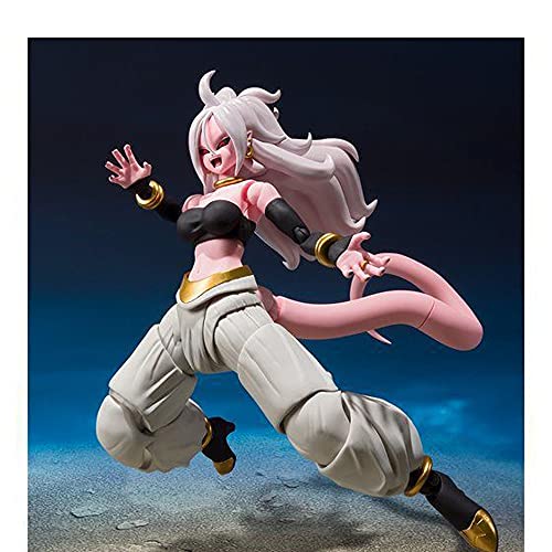 ZEwe Dragonball Dragon Ball Fighter Z Android 21 SHF Mehrfarbig, CLORURO DE POLIVINILO Figura de Anime