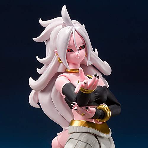 ZEwe Dragonball Dragon Ball Fighter Z Android 21 SHF Mehrfarbig, CLORURO DE POLIVINILO Figura de Anime