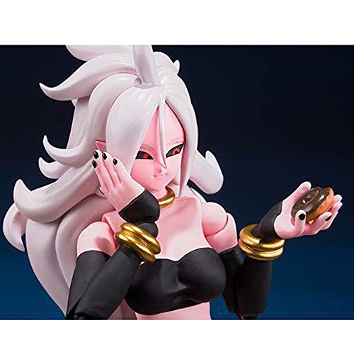 ZEwe Dragonball Dragon Ball Fighter Z Android 21 SHF Mehrfarbig, CLORURO DE POLIVINILO Figura de Anime