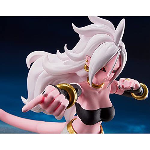 ZEwe Dragonball Dragon Ball Fighter Z Android 21 SHF Mehrfarbig, CLORURO DE POLIVINILO Figura de Anime