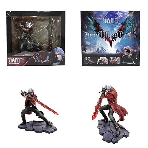 ZFF-DM Figura Devil May Cry 4: Figura de acción de Dante y Nero Hiruzen Anime PVC Modelo (Color : Black)