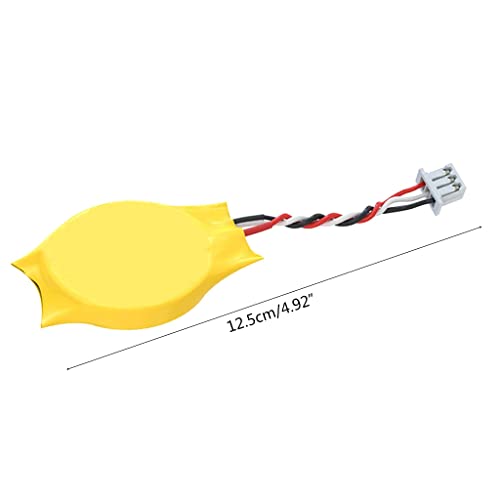 ZHINTE Batería 10 Uds Nueva Placa Base de Ordenador portátil BIOS CMOS PC PLC 3V CR2032 2032 batería de botón de celda de Iones de Litio con 3 Cables Cable de 3 Pines