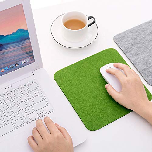 Zliger 10 Pcs Alfombrilla De Ratón Gaming,Antideslizante Mouse Pad Smooth Superficie Suave y Cómoda para Gamer y Office Trabajo