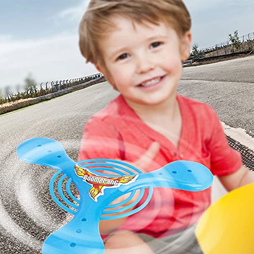 ZoneYan Juguete Boomerang, Boomerang para Niños, Boomerang Toy, Boomerang Al Aire Libre, Juguete Deportivo Boomerang, Lanzar Juguete Volador (4 Pcs)