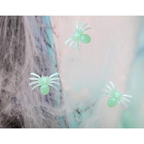 ZOYLINK 50PCS Halloween Spider Creative Realistic Plastic Spider for Party Haunted House