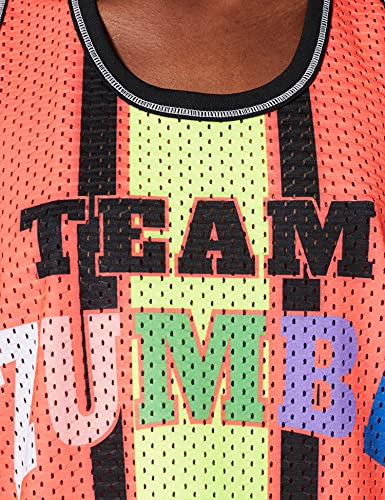 Zumba Entrenamiento Mesh Sexy Tank Tops Mujer Ropa Hippie Top Deportivo De Moda, Team Coral, XX-Large Womens