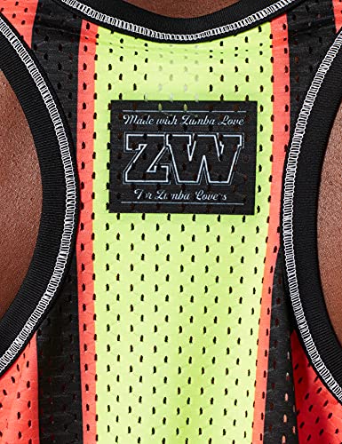 Zumba Entrenamiento Mesh Sexy Tank Tops Mujer Ropa Hippie Top Deportivo De Moda, Team Coral, XX-Large Womens