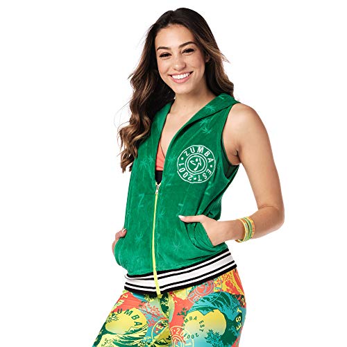 Zumba - Sudadera sin mangas para mujer - Verde - Large