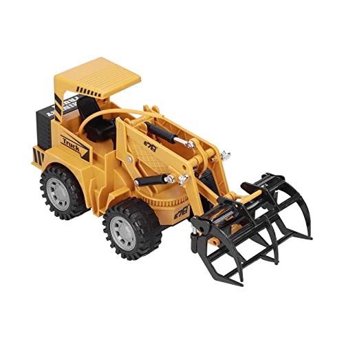 Zwinner Juguetes de Coche Vehículo de Ingeniería de Control Remoto de Simulación, Camión de Agarre de Madera RC Inalámbrico de 5 Canales 2.4G, Vehículos de Construcción para Niños, Niñas