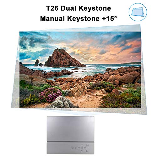 ZXCVASDF Proyector HD, proyector 1080p, Ministerio del Interior Entretenimiento, la proyección del LED, 200 Pulgadas de Cine en casa, Compatible con USB AV VGA HDMI MXN