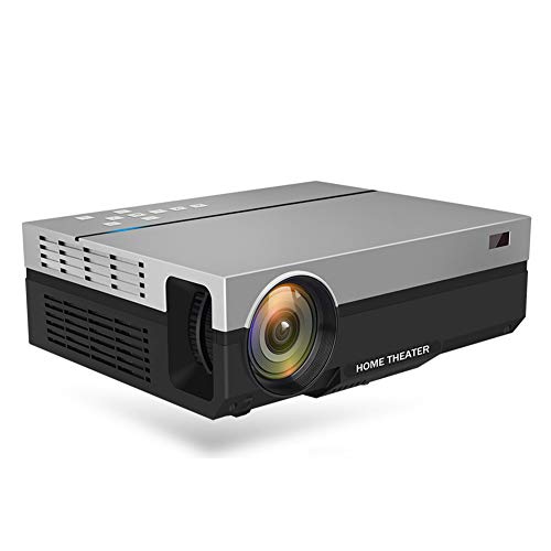 ZXCVASDF Proyector HD, proyector 1080p, Ministerio del Interior Entretenimiento, la proyección del LED, 200 Pulgadas de Cine en casa, Compatible con USB AV VGA HDMI MXN