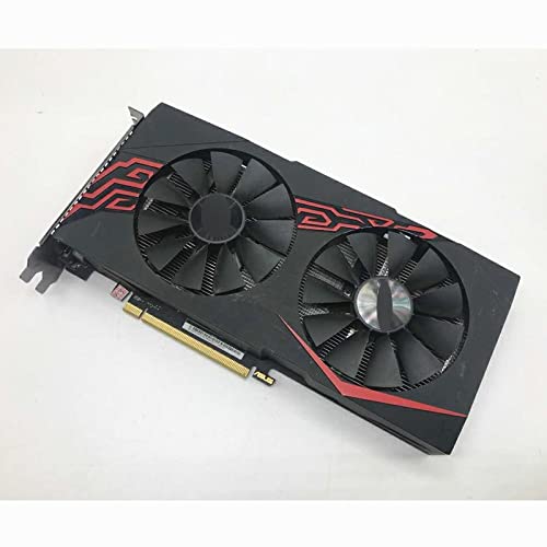 ZXCVBNM Tarjeta gráfica juegosFit for ASUS RX 570 Tarjeta de Video de 4GB GPU Radeon RX570 Tarjetas gráficas de 4GB AMD Mapa de Pantalla de Juegos de computadora 580560550 Tarjeta de Video VGA