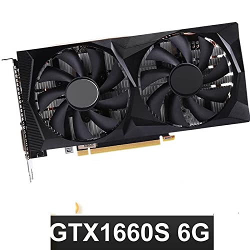 ZXCVBNM Tarjeta gráfica juegosFit for Placa de Tarjeta de Video ZOTAC GTX 1660S Super 6G 192Bit Gddr6 Nvidia Geforce Placas gráficas BTC Eth no Gxt1060 1650 1660 Ti Gpu