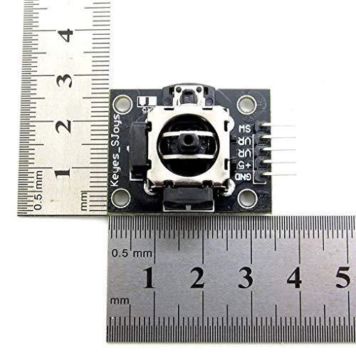 ZYElroy 2pcs KY-023 para PS2 Joystick módulo del Sensor de Eje para Arduino AVR PIC Mega Juego del módulo del Sensor del Controlador
