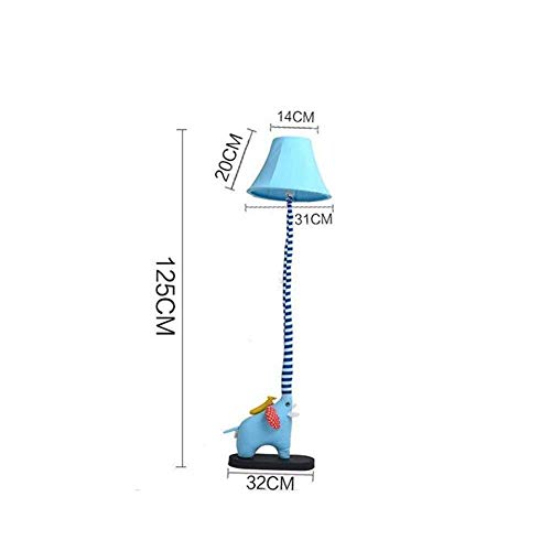ZYLZL Children'S Room Floor Lamp Creative Bedroom Floor Lights for Living Room Vertical Kids Room Bedside Bulb Included,Button Model
