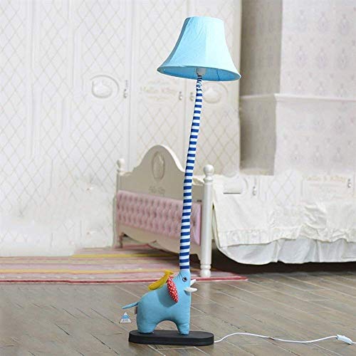 ZYLZL Children'S Room Floor Lamp Creative Bedroom Floor Lights for Living Room Vertical Kids Room Bedside Bulb Included,Button Model