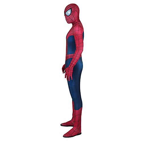 ZYZQ Amazing Spider-Man Cosplay Body Avening Avengo Superhéroe Fancy Dress Traje Halloween Party rol Tocando Props 3D Impreso Lycra Spandex Jumpsuit Unisex Niños Adultos,Blue-Women~XL(165~170cm)
