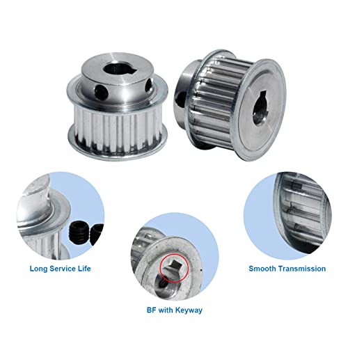 1 pieza polea de sincronización de engranajes tipo XL de 20 dientes, ancho de correa de 16mm, polea síncrona de transmisión XL-20T, Diámetro 13mm chavetero 5x2.3, Ancho 16mm