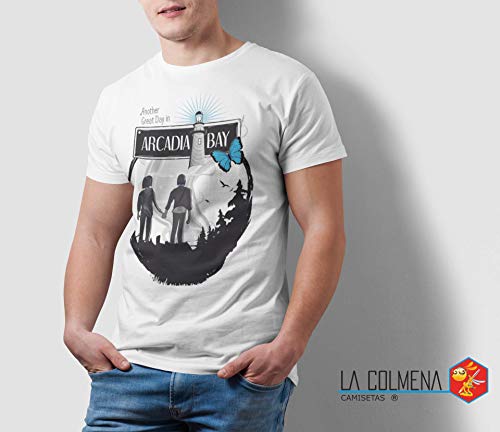 1602-Camiseta Premium Duo Cocept - Life is Strange (Blanca, XXL.)
