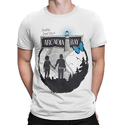 1602-Camiseta Premium Duo Cocept - Life is Strange (Blanca, XXL.)
