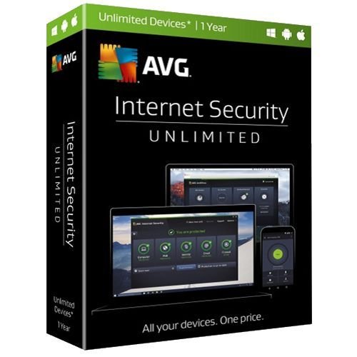 2018 AVG Internet Security Unlimited 2 year, Delivery on same day via Amazon Message - Download software link and Activation key