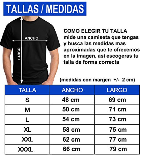 35mm - Camiseta Hombre Skeletor Make Eternia Great Again - Divertida - Negro - Talla l